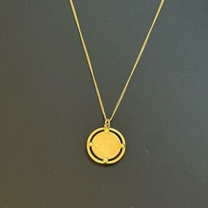 New Madewell orbit coin necklace